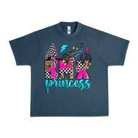 Midnight Navy bmx princess Urban Heavy Tee - Zillion Design Studio
