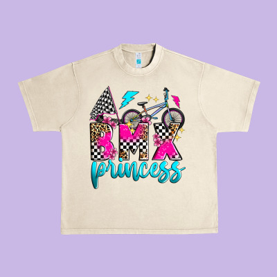 Bmx Princess Urban Heavy Tee Designed By Zillion Design Studio