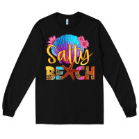Black salty beach Long Sleeve Tee - HRA Design Shop