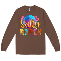 Chestnut salty beach Long Sleeve Tee - HRA Design Shop