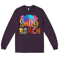 Plum salty beach Long Sleeve Tee - HRA Design Shop