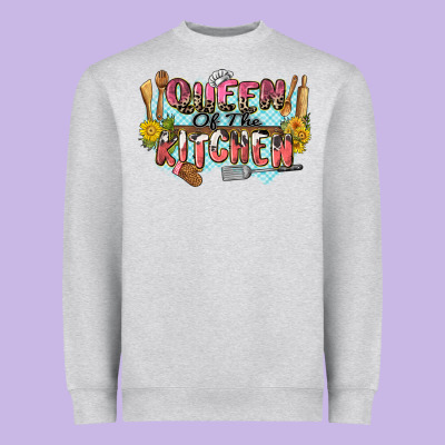 Queen Of The Kitchen Heavyweight Sweatshirt Designed By Zillion Design Studio