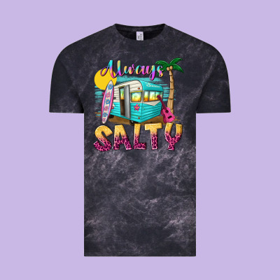 Always Salty With Caravan Vintage Tee Designed By Texasbilliewilder