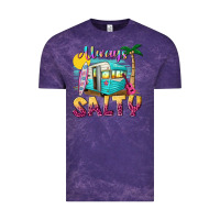 Cloud Purple always salty with caravan Vintage Tee - texasbilliewilder
