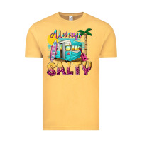 Vintage Mustard always salty with caravan Vintage Tee - texasbilliewilder