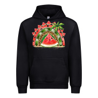 Black watermelon slice  rainbow Urban Hoodie - BarkalooDesign