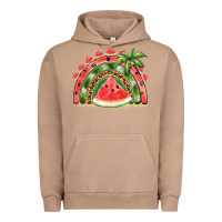 Pigment Burro watermelon slice  rainbow Urban Hoodie - BarkalooDesign