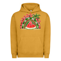 Pigment Peanut Butter watermelon slice  rainbow Urban Hoodie - BarkalooDesign