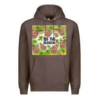 Coffee tis the season christmas tree cake Premium Hoodie - MaliasSmallBusiness