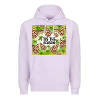 Lilac tis the season christmas tree cake Premium Hoodie - MaliasSmallBusiness