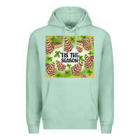 Seafoam tis the season christmas tree cake Premium Hoodie - MaliasSmallBusiness