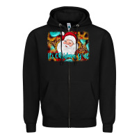 Black it's Christmas y'all background Zipper Hoodie - JahusDesignShop