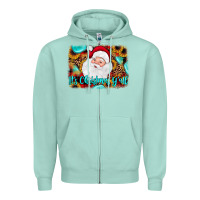 It's Christmas Y'all Background Zipper Hoodie | Teevron