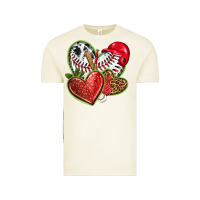 Vintage Arctic baseball with strawberry hearts Vintage Tee - texasbilliewilder