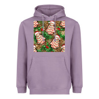 Lavender Christmas tree cakes Heavyweight Hoodie - NancyCooperArtShop