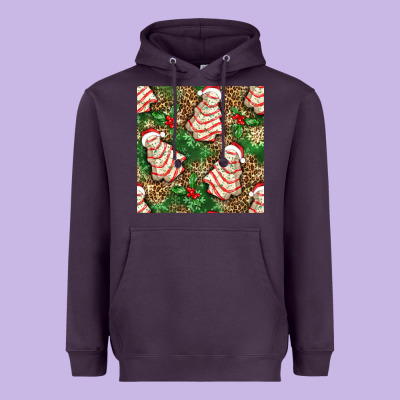 Christmas Tree Cakes Heavyweight Hoodie Designed By Nancycooperartshop