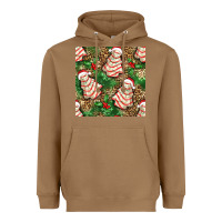 Toasted Coconut Christmas tree cakes Heavyweight Hoodie - NancyCooperArtShop