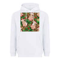 White Christmas tree cakes Heavyweight Hoodie - NancyCooperArtShop