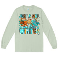 Matcha just a girl who loves winter Long Sleeve Tee - FaDigitalArtStudio