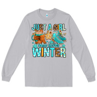 Moon Dust just a girl who loves winter Long Sleeve Tee - FaDigitalArtStudio
