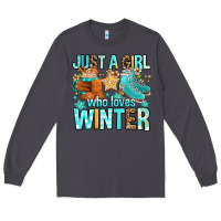 Smoke just a girl who loves winter Long Sleeve Tee - FaDigitalArtStudio