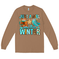 Just A Girl Who Loves Winter Long Sleeve Tee | Teevron