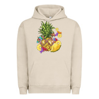 Pigment French Oak pineapple enjoying Urban Hoodie - BarkalooDesign