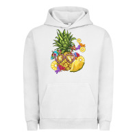 Pigment Lunar Rock pineapple enjoying Urban Hoodie - BarkalooDesign