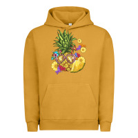 Pigment Peanut Butter pineapple enjoying Urban Hoodie - BarkalooDesign