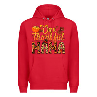 Red one thankful mama Premium Hoodie - MaliasSmallBusiness