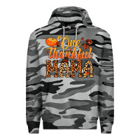 Slate Camo one thankful mama Premium Hoodie - MaliasSmallBusiness