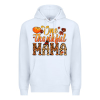 White one thankful mama Premium Hoodie - MaliasSmallBusiness
