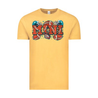 Vintage Mustard mini American football Vintage Tee - Zillion Design Studio
