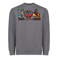 Storm peace love rodeo Heavyweight Sweatshirt - Zillion Design Studio
