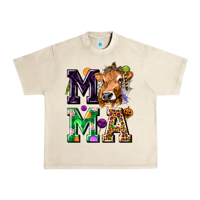 Mama Cow Halloween Urban Heavy Tee by texasbilliewilder | Teevron