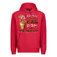 Cardinal stay cool eat ice cream Premium Hoodie - AdoDesignShop