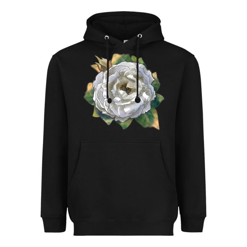 Pillow Fight Rose Heavyweight Hoodie by LillyAllenDesigns | Teevron