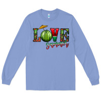 Colony Blue love summer Long Sleeve Tee - CowhideDigitalArt