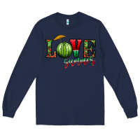 Navy love summer Long Sleeve Tee - CowhideDigitalArt