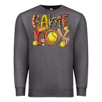Charcoal Heather game day softball Premium Sweatshirt - MaliasSmallBusiness
