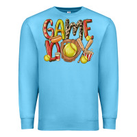 Ocean Blue game day softball Premium Sweatshirt - MaliasSmallBusiness