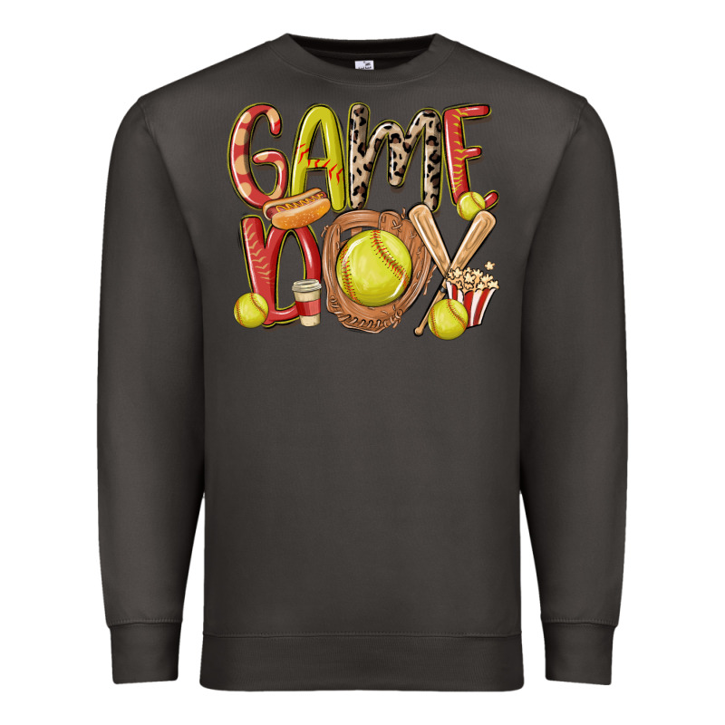 Game Day Softball Premium Sweatshirt by MaliasSmallBusiness | Teevron