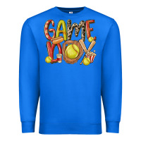 True Royal game day softball Premium Sweatshirt - MaliasSmallBusiness