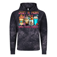Cloud Black just a mom who loves coffee Vintage Hoodie - Zillion Design Studio