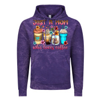 Cloud Purple just a mom who loves coffee Vintage Hoodie - Zillion Design Studio