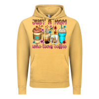 Vintage Mustard just a mom who loves coffee Vintage Hoodie - Zillion Design Studio