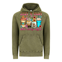 Vintage Olive just a mom who loves coffee Vintage Hoodie - Zillion Design Studio