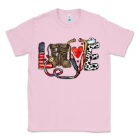 Bubblegum Pink america nurse Classic Tee - CowhideDigitalArt