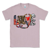 Lilac america nurse Classic Tee - CowhideDigitalArt