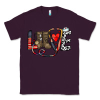 Plum america nurse Classic Tee - CowhideDigitalArt